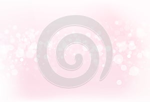 Blur pink Bokeh star sparkle shine concept abstract background v