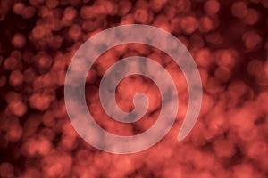 Blur shining red bokeh background photo