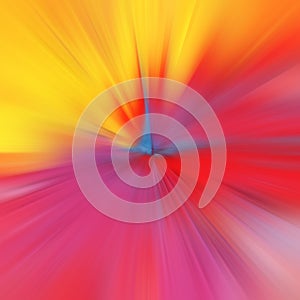 Blur soft Abstract radial background. Saturated color. Digital illustration