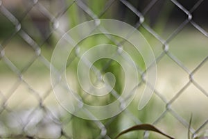 Blur steel fence background beautiful line with iron