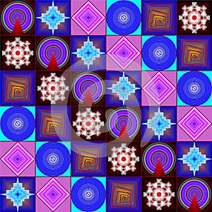 Blur tapestry pattern