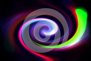 Blur twist abstract bokeh background element for overlay, Colorful defocused light
