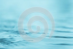 Blur water background wavy clean fresh water in light cool cyan turquoise blue green vintage color