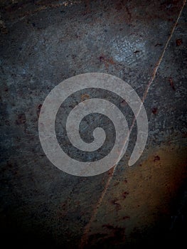 Blurred abstract image of rusty iron plate background