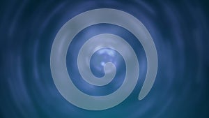 Blurred animated energy moving in circle on the dark blue background
