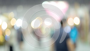 Blurred background of the conference and exhibition hall