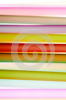 Blurred background with Drinking straws