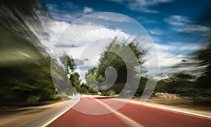 Blurred and double vision while driving