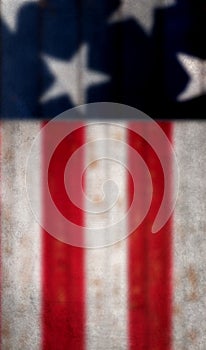 Blurred, Grundgy American flag background