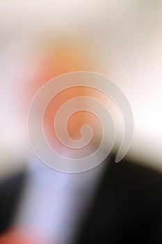 Blurred image of a person