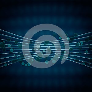 blurred light blue Abstract backgrounds with light bokeh, Abstract matrix like background