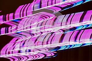 Blurred lighting effect in changing colors