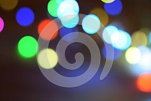 BLURRED LIGHTS Background.Abstract circular bokeh background photo