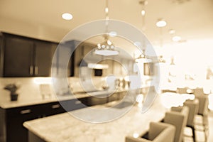 Blurred Luxurious interior, abstract blur background for web des