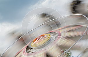 Blurred motion carousel