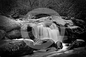 Blurred Motion and Slow Shutter Waterfall Photography in the Smokey Mountains National Park.