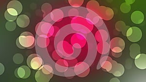 Blurred ornamental plant background and abstract circle bokeh.