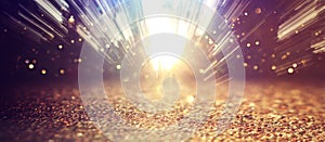 Blurred refraction light, bokeh or flare overlay effect