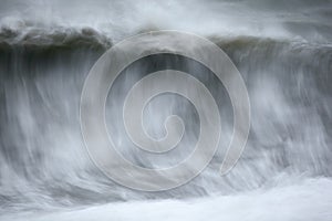 Blurred sea wave