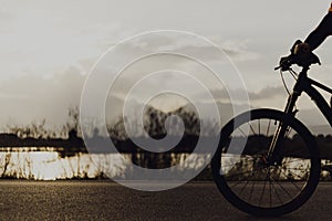 Bicycles outdoor.