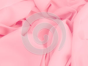 Blurred softness sweet pink pastel color tone cloth curve background