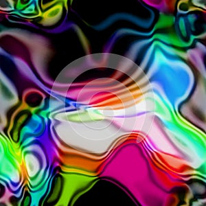 Blurred solarized ombre seamless texture. Trendy soft multicolor digital lens flare gradient style. Modern trendy