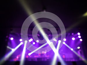 Blurred stage light concert background