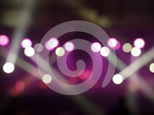 Blurred stage light concert background