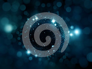 Blurred stars at night