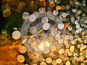Blurred water drops on mirror of car in the raining day.Ã¢â¬â¹