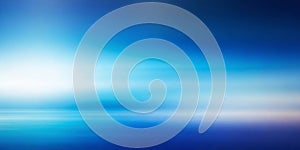 Blurred White and Blue Gradient Background