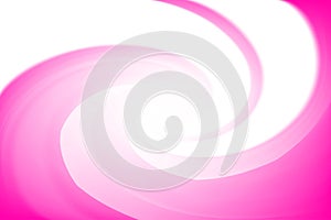 Blurred white and pink colors twist wave colorful effect for background, illustration gradient in water color art swirl rainbow