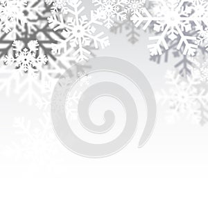 Blurred winter background for you design