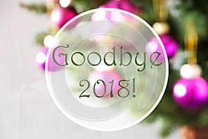 Blurry Balls, Rose Quartz, English Text Goodbye 2018