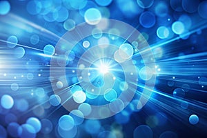 Abstract blue blurry design for digital usage