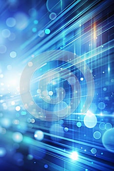 Abstract blue blurry design for digital usage