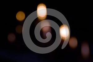 Blurry bokeh candlight for background