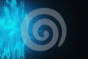 Blurry circuit background