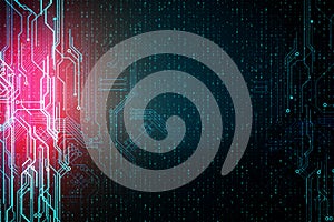 Blurry circuit wallpaper