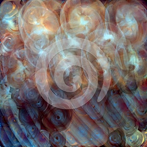 Blurry dark texture with circles light abstraction for a background, illusion of light