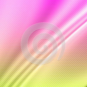 Blurry holographic background. Trendy silky glitch wallpaper.