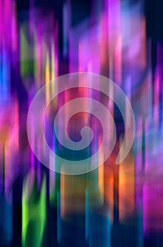 Blurry Image of Colorful Objects