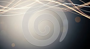 Dynamic Glowing Lines Abstract Technology Background