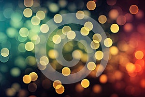 a blurry photo of a colorful background with circles of light on it\'s sides and a blurry background with a blurry