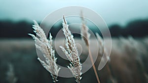 Blurry Photo Grass Blowing The Wind