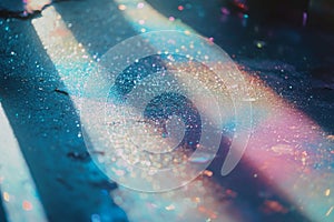 Blurry refraction light, bokeh, or organic flare overlay effect.