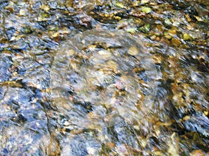 Blurry river flow