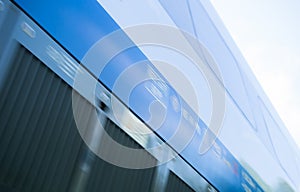 blurry rushing train, background or texture