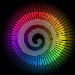 Blury colours spectrum. Gamut of viewable colours frequencies. photo