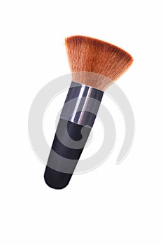 Blush brush with black short handle